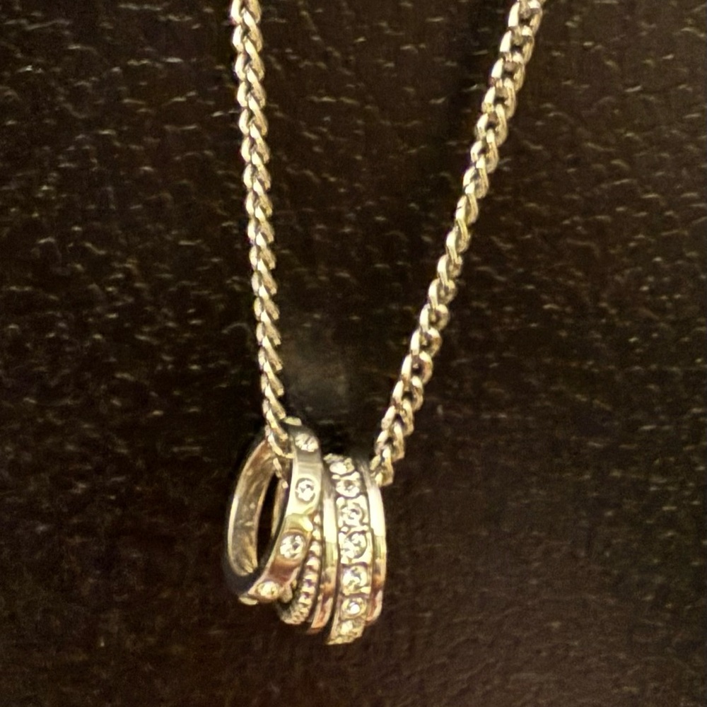 Touchstone Crystal Give Me A Ring Necklace 2021N